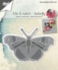 Joy Crafts die MIX&MATCH sommerfugl 55x84mm 